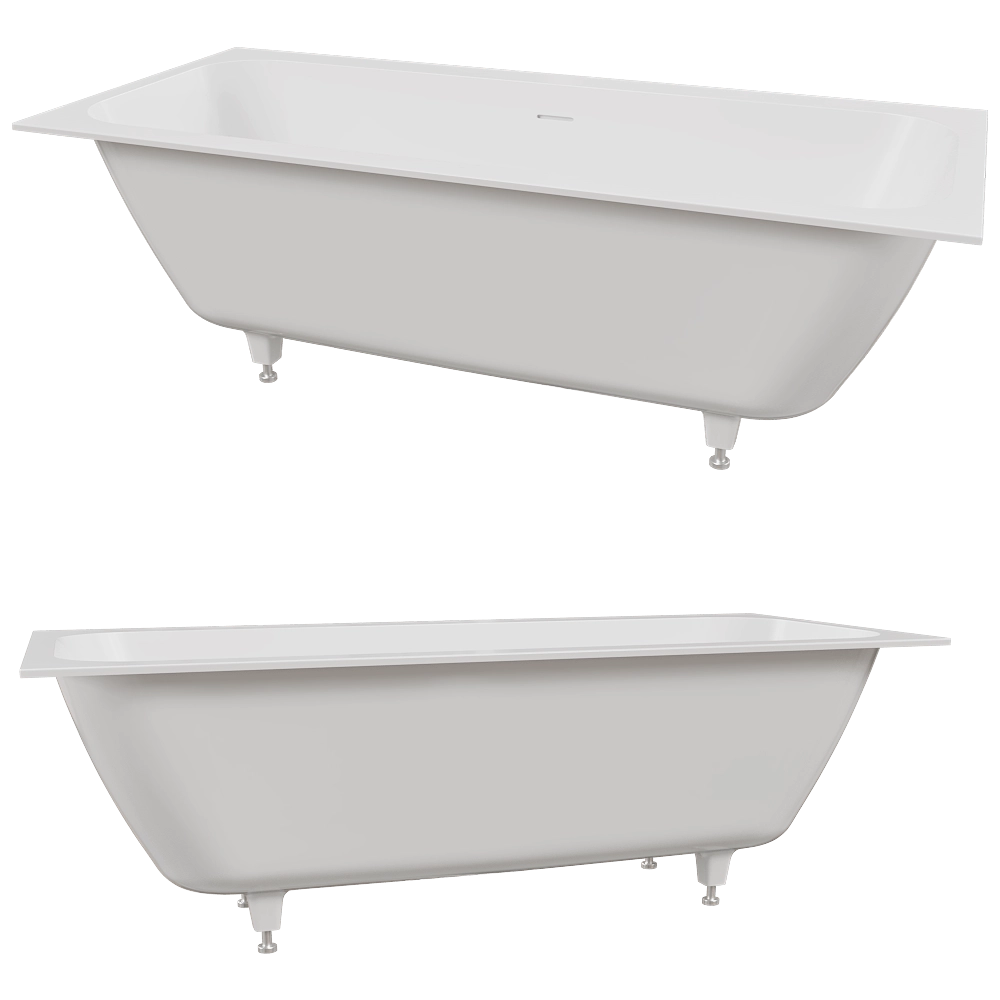 Salini - Bathtub Orlanda Axis 180x80 KIT 3D Model