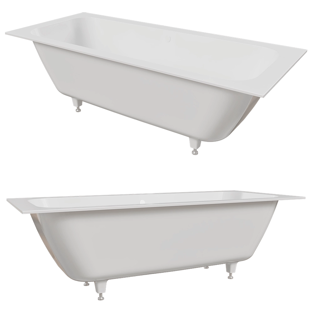 Salini - Bathtub Orlanda Axis 190x80 3D Model