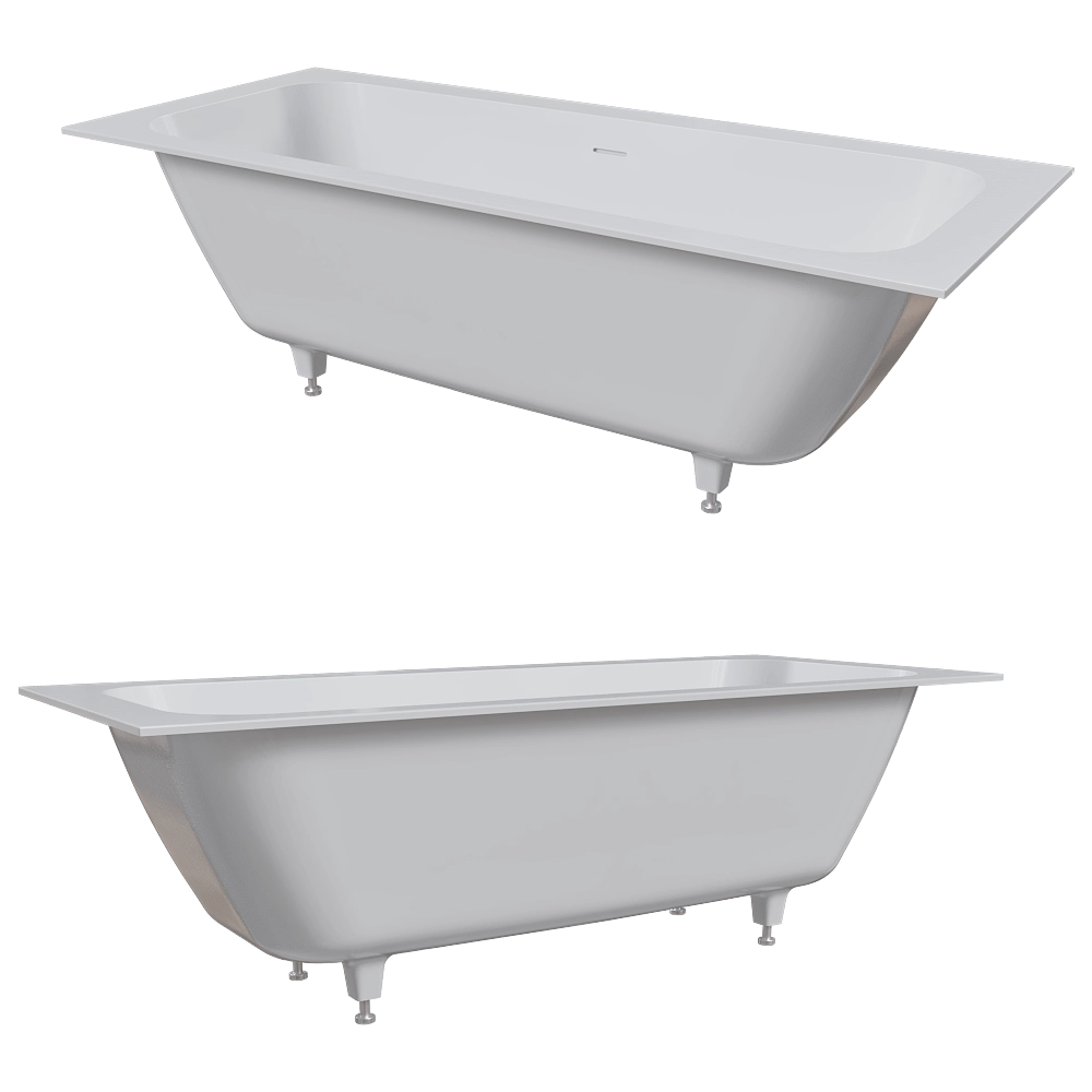 Salini - Bathtub Orlanda Axis 190x80 KIT 3D Model