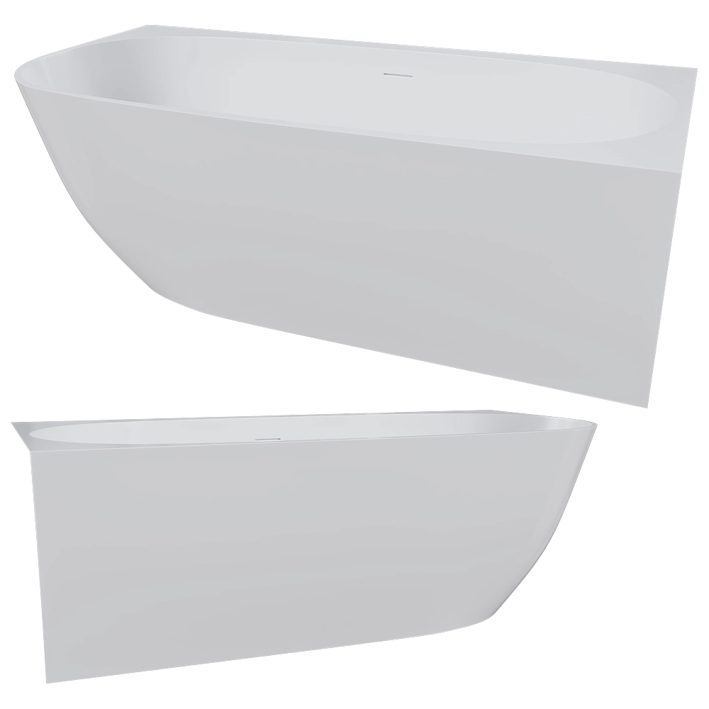 Salini - Bathtub Sofia Corner R 3D Model