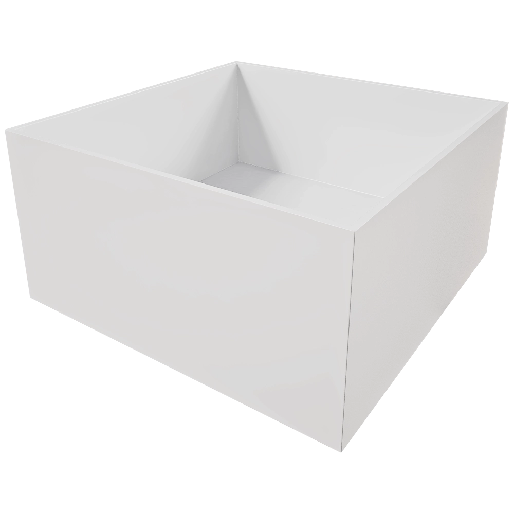 Salini - Surface-mounted sink ARMONIA SQUARE TOP 02 3D Model