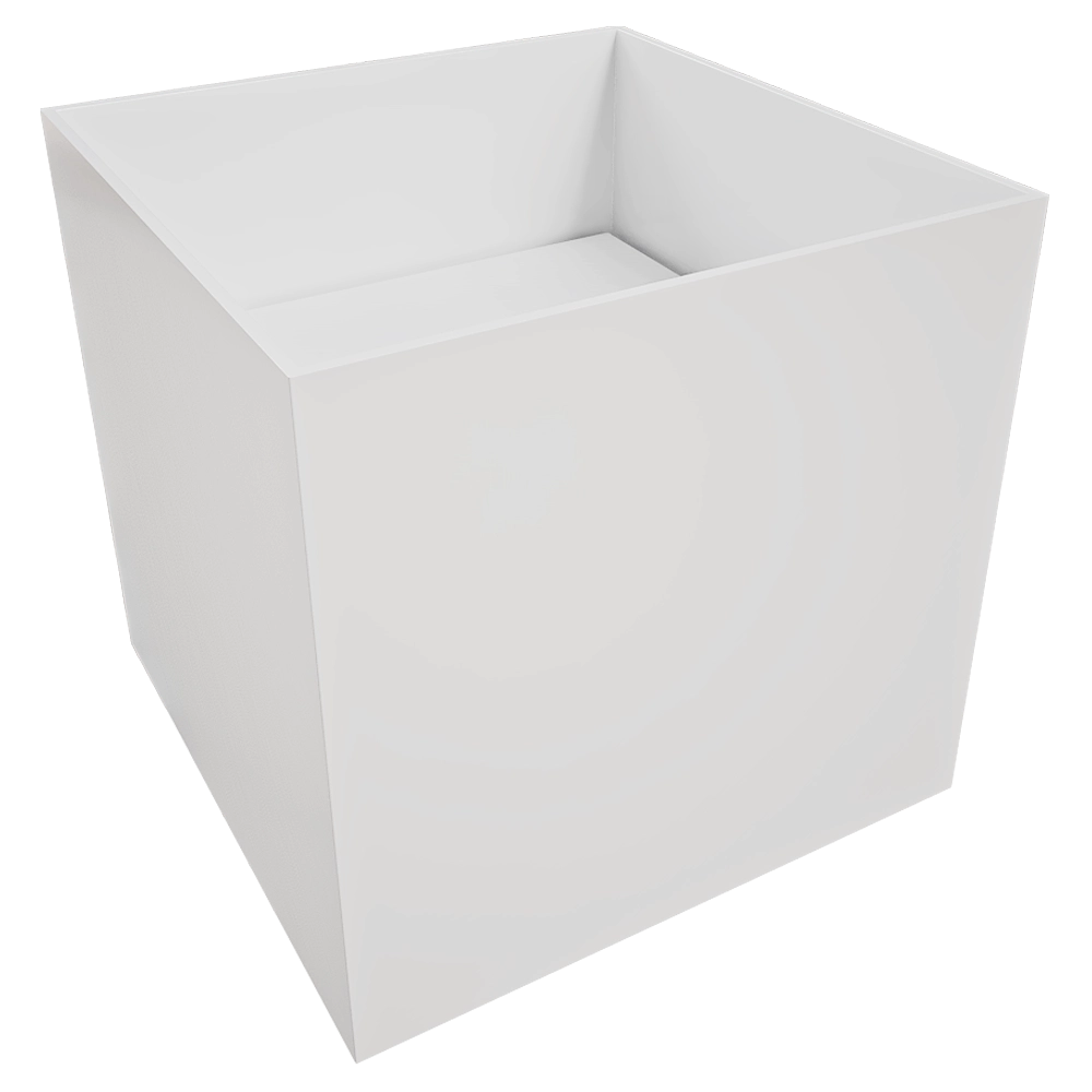 Salini - Surface-mounted sink ARMONIA SQUARE TOP 03 3D Model