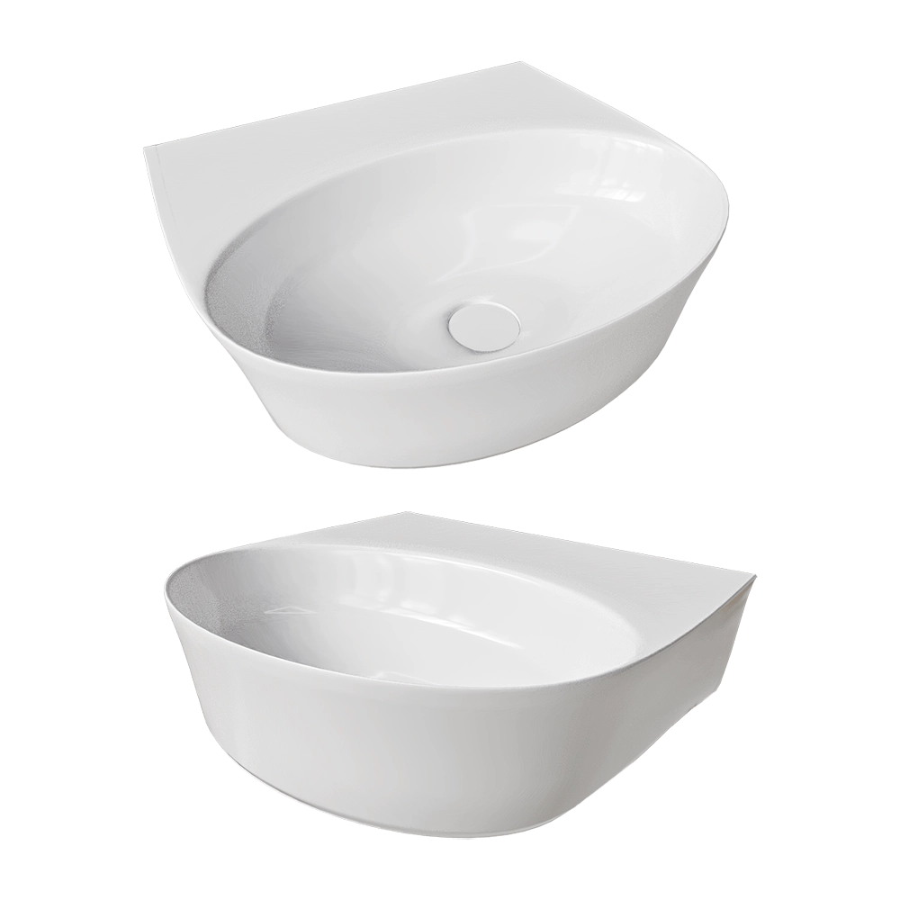Salini - Washbasin Alda Wall 02 3D Model
