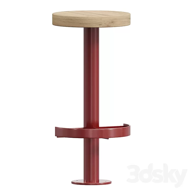 Sally Barstool 3D Model Free