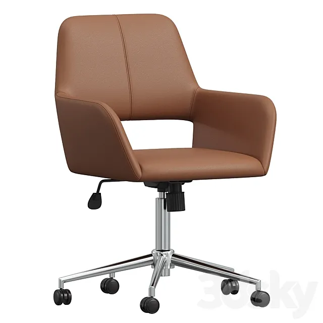 Sally Commercial Use Task Chair 3D Model