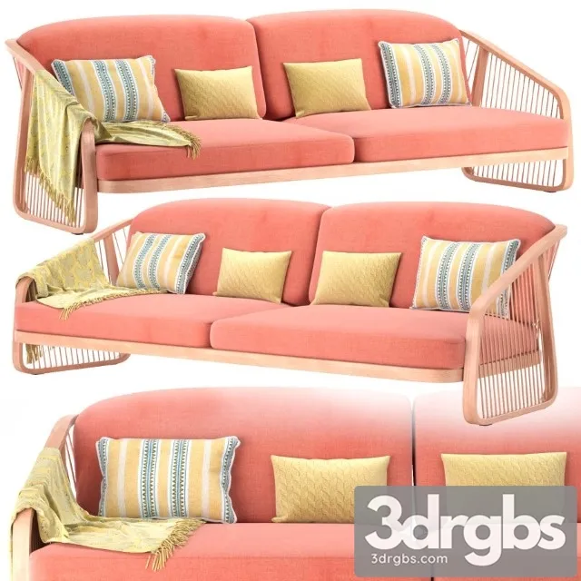 Sally Garden Sofa 3D Model Free