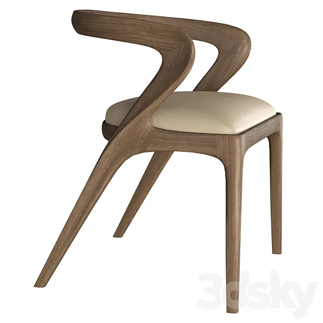 Salma Dining Chair by Agrippa 3D Model
