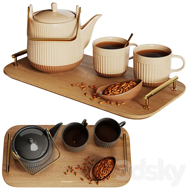 Salt&Pepper decor set 3DModel