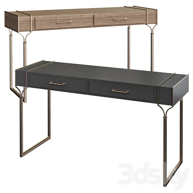 Salvador Solid Wood Desk See More by Gabby 3DModel