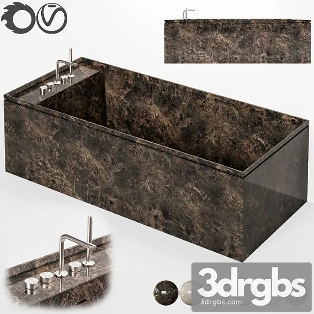 Salvatori Onsen Bathtub 3D Model Free