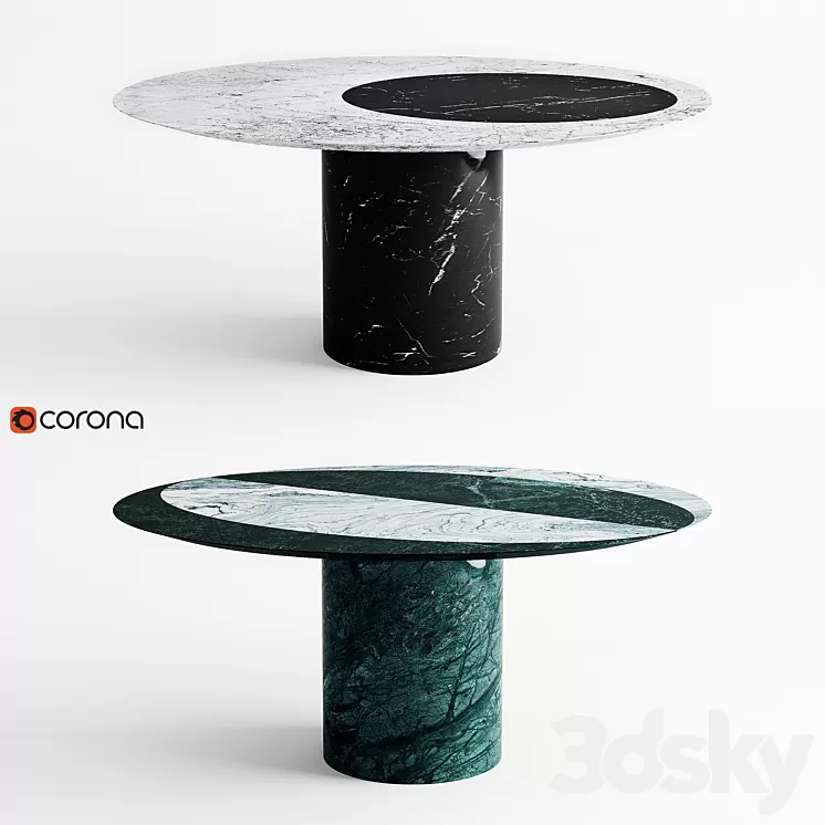 Salvatori Proiezioni Dining Table 3D Model
