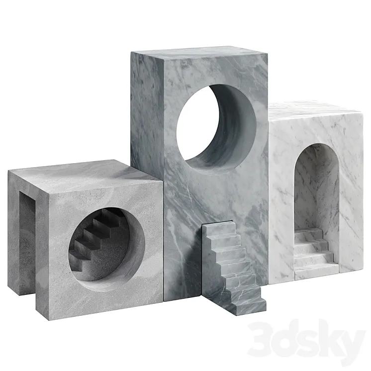 Salvatori Utopia decor ( corona7+vray ) 3D Model Free