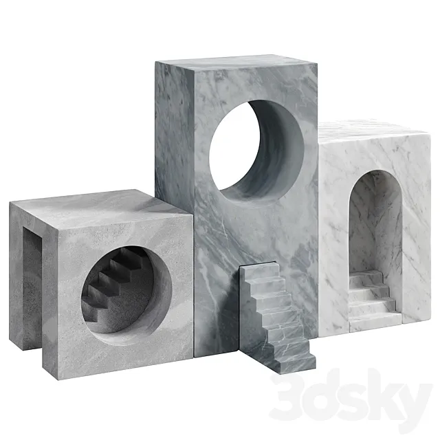 Salvatori Utopia decor ( corona7+vray ) 3DModel