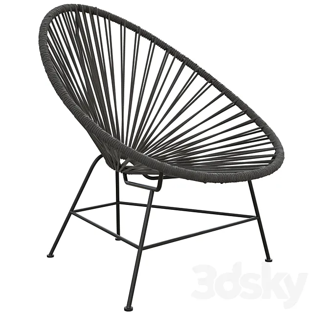 Samantha Armchair 3D Model