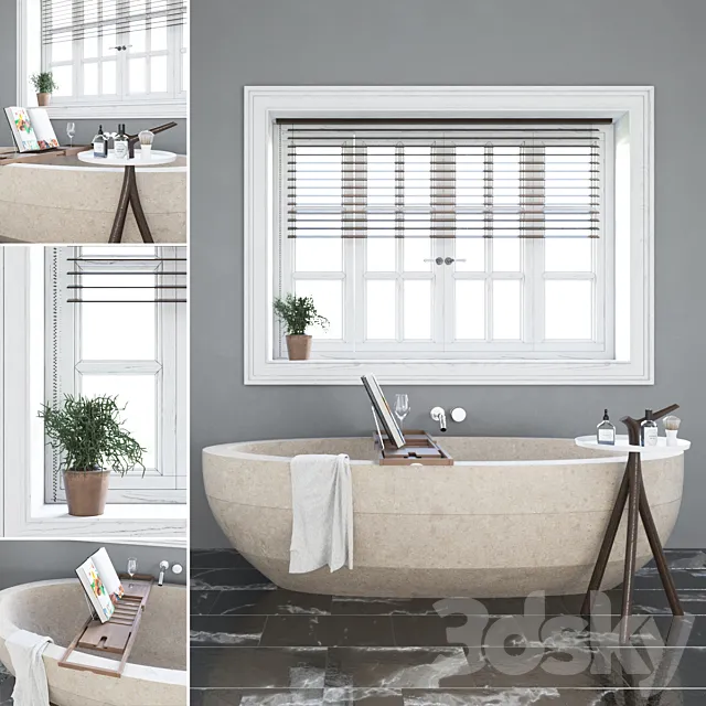 SAMARA CREMA ITALIA CLASSICO 190x95cm 3D Model