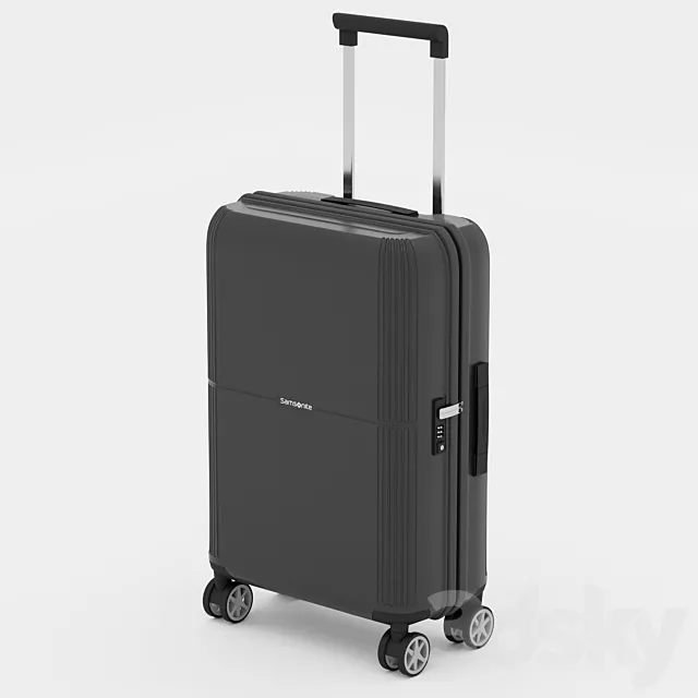 Samsonite _ Samsonite trolley wheeled suitcase 3D Model