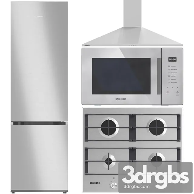 Samsung Appliance Collection 01 3 3D Model Free