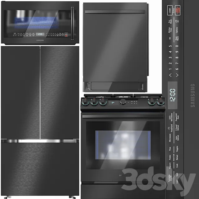 Samsung Appliance Collection 04 3D Model