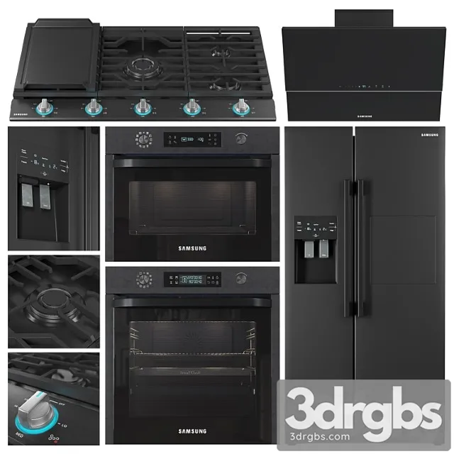 Samsung appliance collection 2 3D Model Free