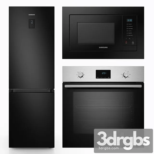 Samsung Built in Kitchen Appliances 3D Model Free