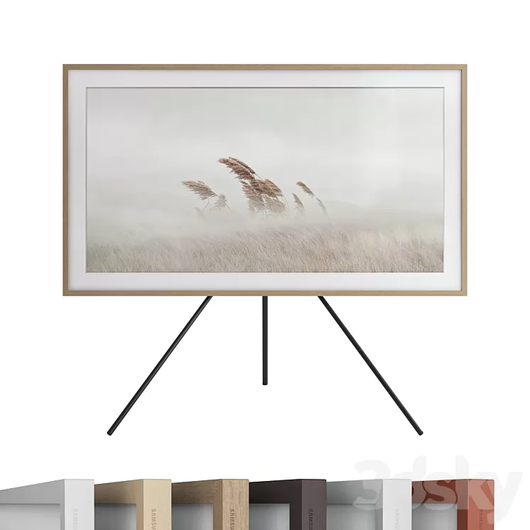 Samsung Class The Frame ArtMode QLED 4K HDR Smart TV (2020) 3D Model Free Download