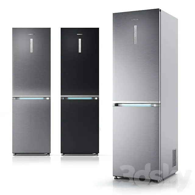Samsung Classic Fridge Freeze 3D Model