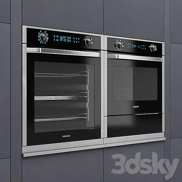 Samsung - electric oven and compact oven NV9900J NQ50J5530BS 3D Model
