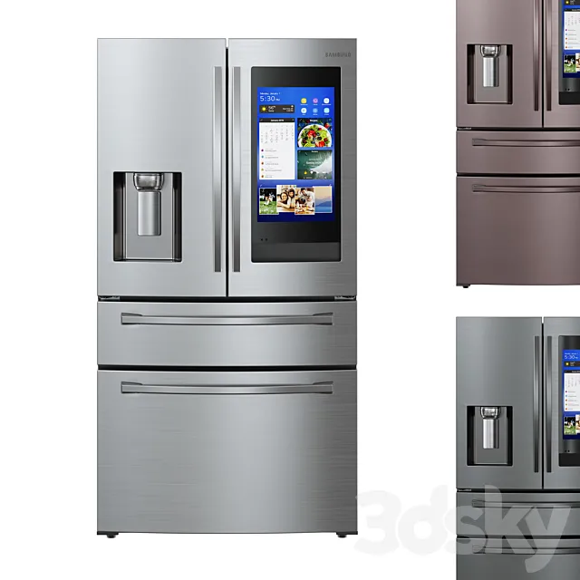 Samsung French Door Refrigerator 3DModel