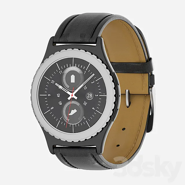 Samsung Gear S2 Classic Clock 3DModel