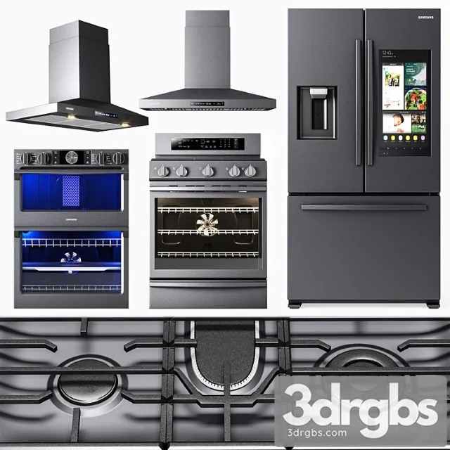 Samsung kitchen appliance 2 3D Model Free