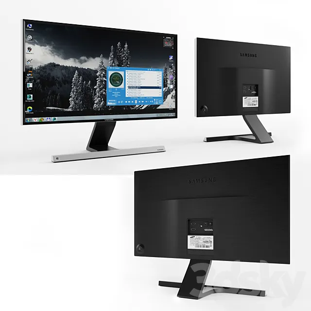 Samsung S24D590L 3DModel