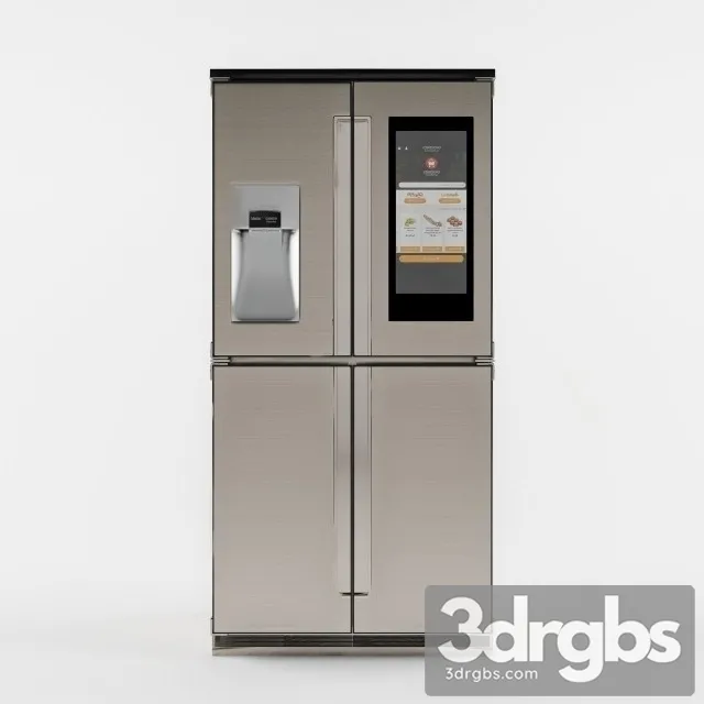 Samsung Smart Fridge 3D Model Free