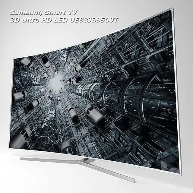 Samsung Smart TV 3D Ultra HD LED UE88JS9500T 3D Model