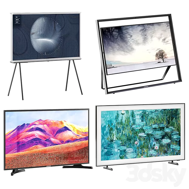 Samsung TV 3D Model Free Download
