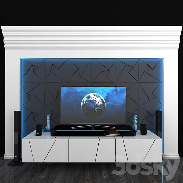 Samsung TV 3D Model