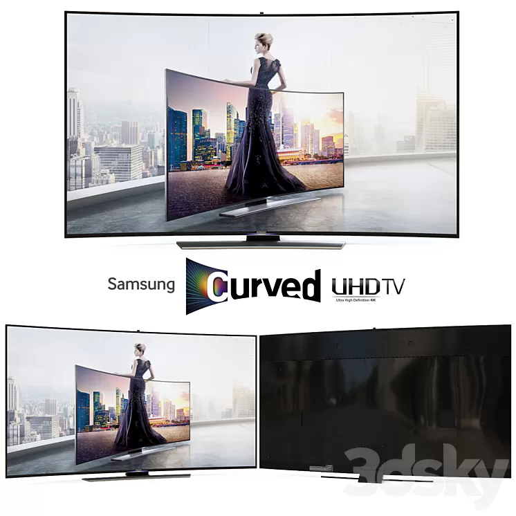 SAMSUNG UE65HU9000T 3D Model