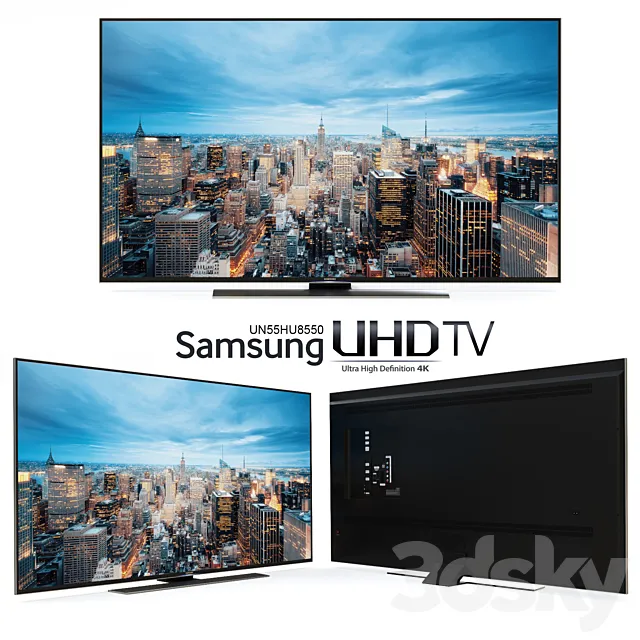 SAMSUNG UN55HU8550 3DModel