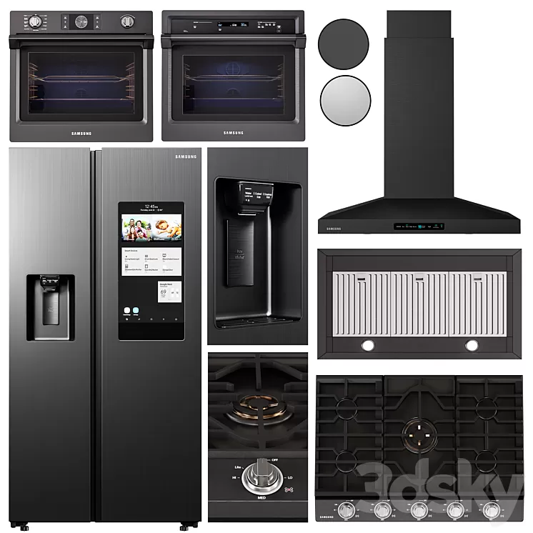 Samsung_Appliances_set01 3D Model