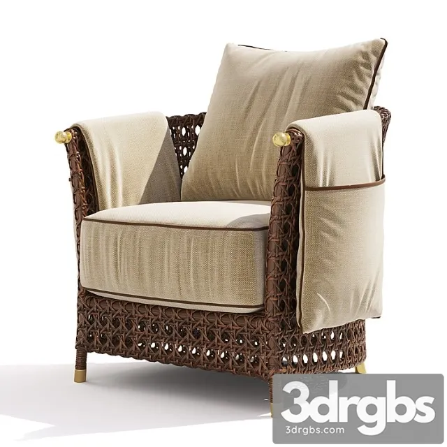 Samuele mazza rigel armchair 3D Model Free