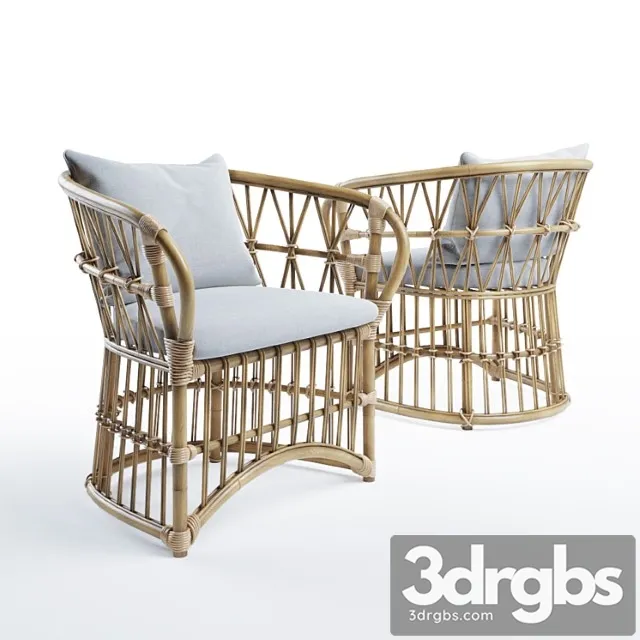 San francisco rattan chair 2 3D Model Free
