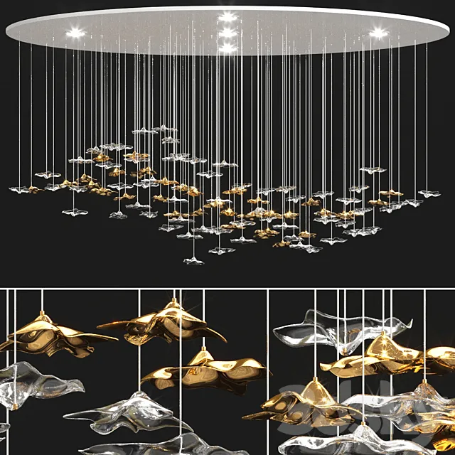 Sand and Sea hanging chandelier Free Download