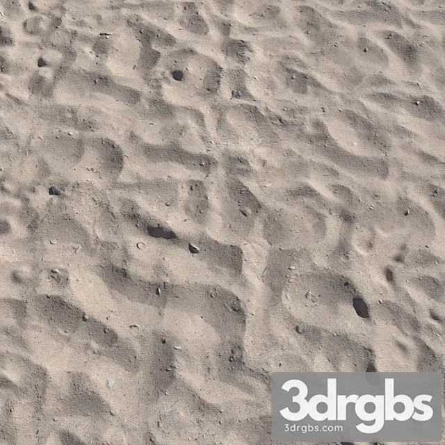 Sand beach 1 3D Model Download