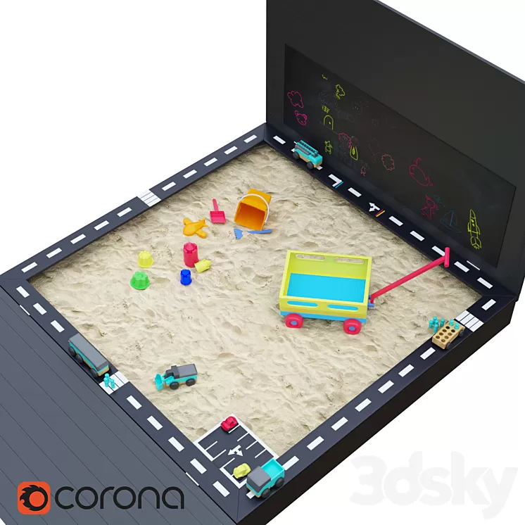 Sandbox 3D Model