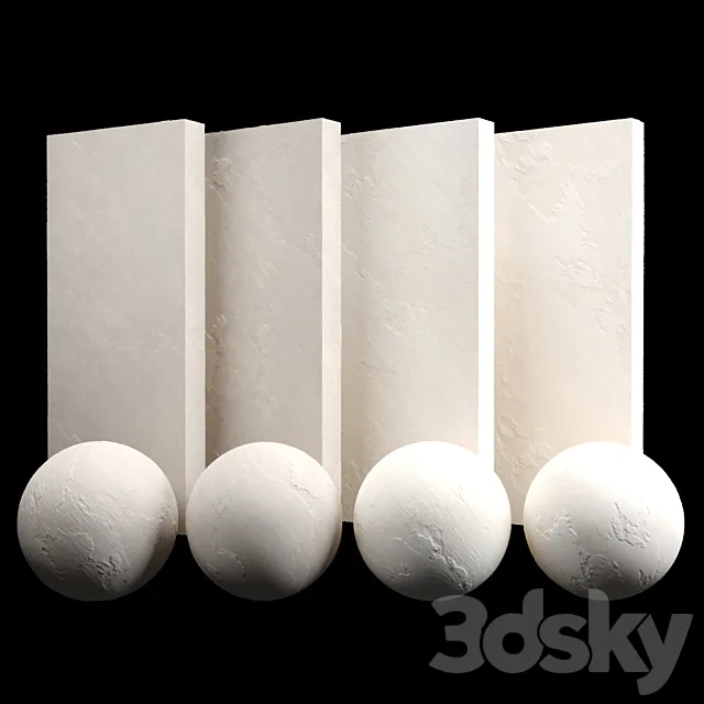 Sandstone beige stone 3D Model