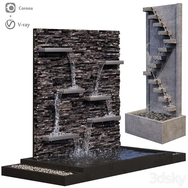 Sandstone wall fountains Free Download