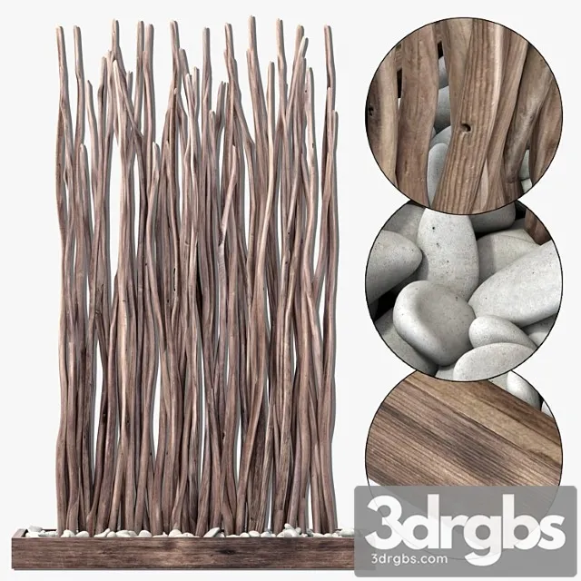 Sang Crooked Decor Pebble N2 3D Model Free