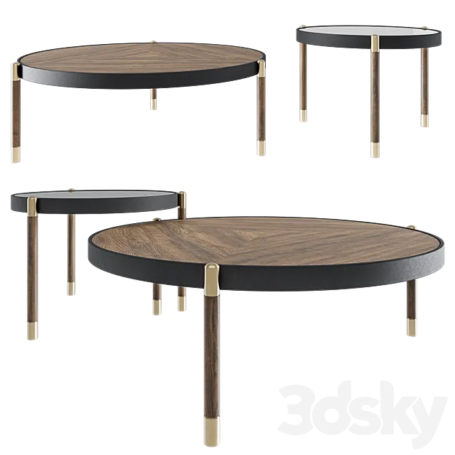 Sanremo coffee tables 3D Model