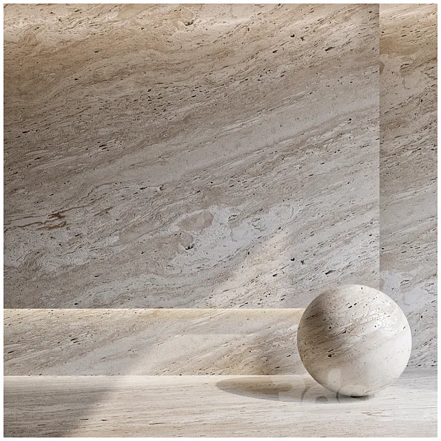 Santa Caterina Zena Travertine 3DModel