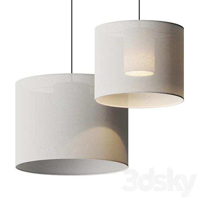 Santa & Cole Moare Liviana Pendant Lamp 3D Model