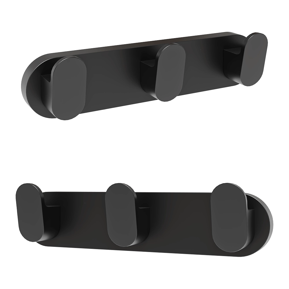 SANTECH ALLIANZ - Row with 3 hooks Artwelle 7735 3D Model